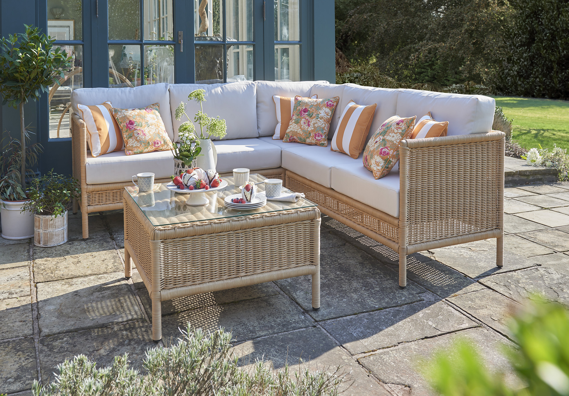 Vilamoura Corner Outdoor Suite by Laura Ashley