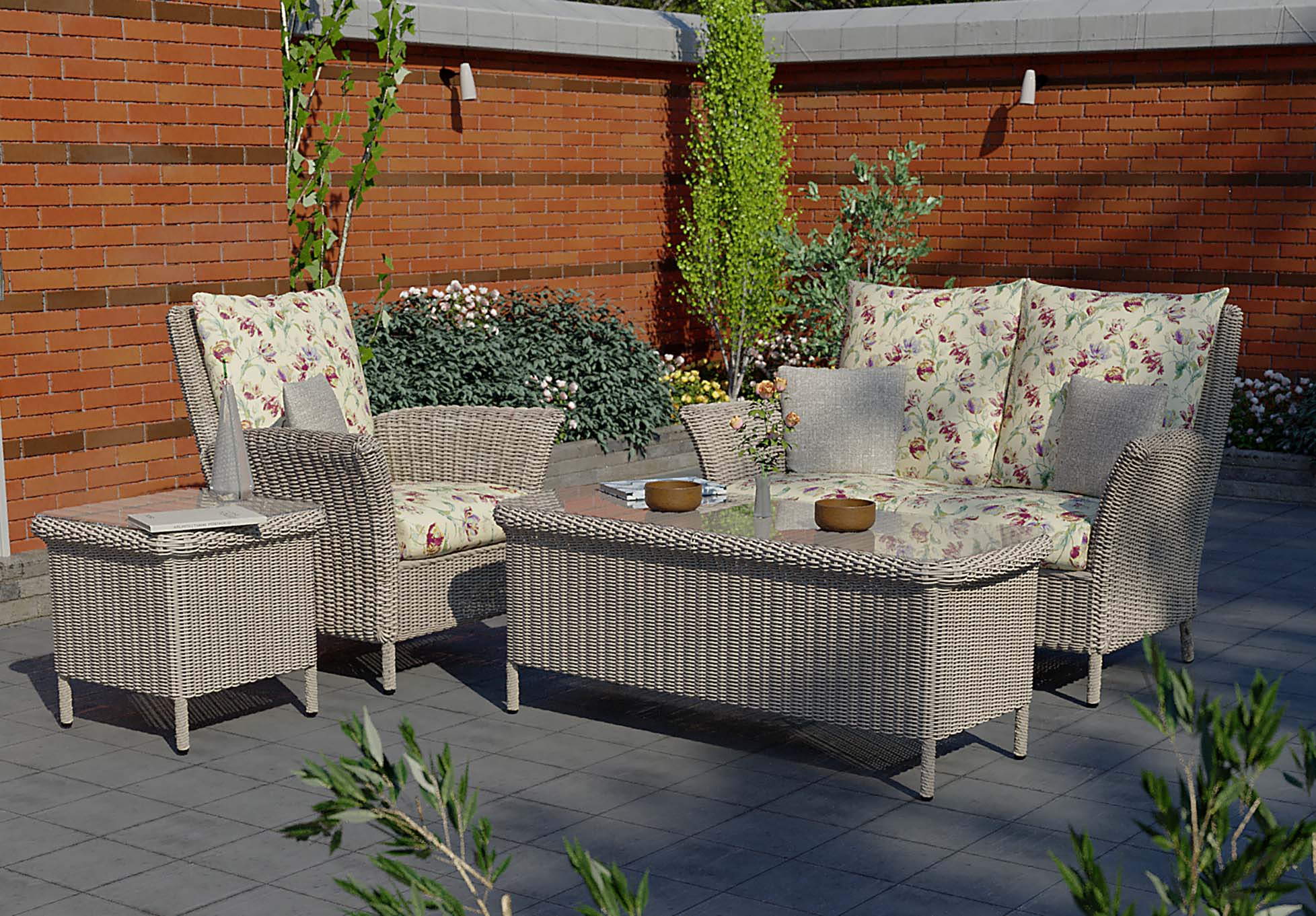 Wilton Lounging Outdoor Suite by Laura Ashley