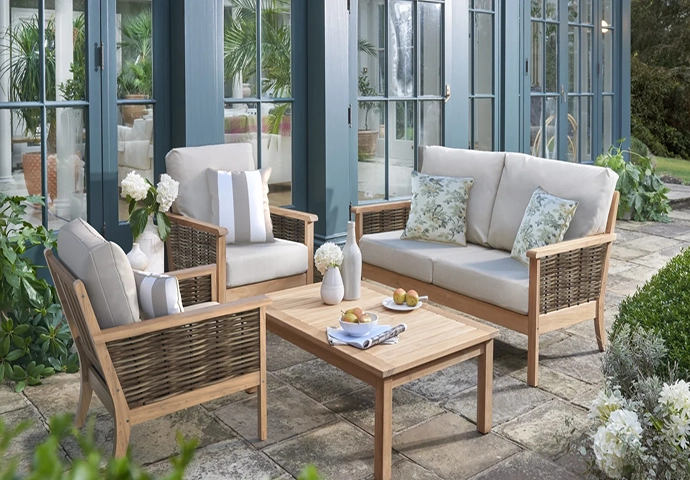 Salcey Lounging Outdoor Suite by Laura Ashley