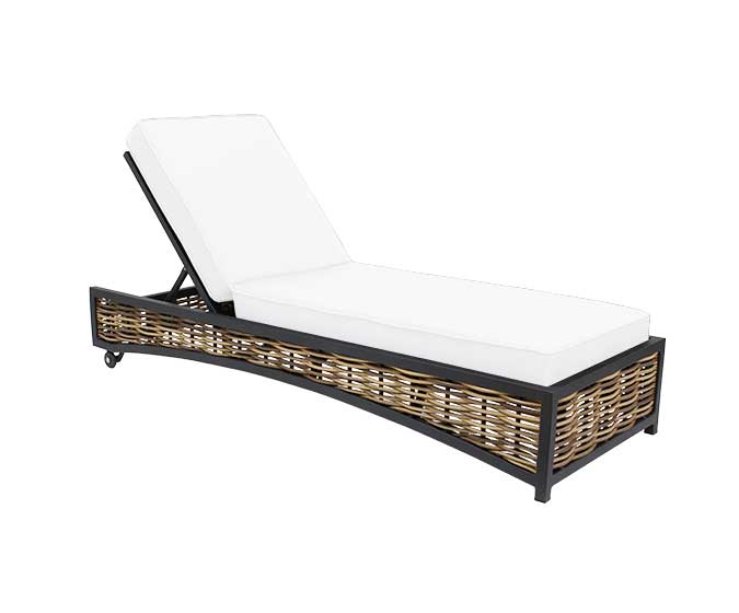 Langley Sun Lounger Cut Out by Daro