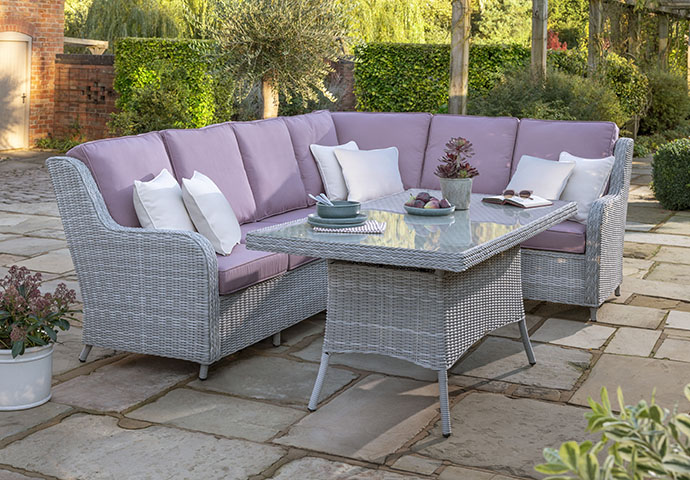Santorini Mixed Grey Outdoor Lounging by Daro